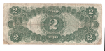 2 доллара 1917 год США Джефферсон Капитолий. Редкая банкнота F-