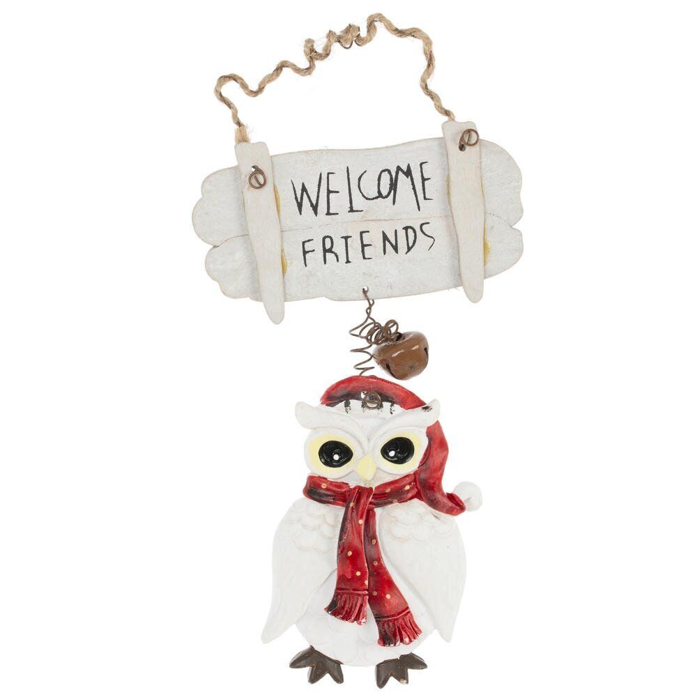 GAEM Изделие декоративное подвесное "Сова", L10 W0,5 H20 см, 4в.