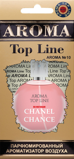 Ароматизатор для автомобиля AROMA TOP LINE №10 CHANCE картон