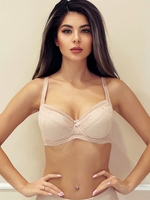 Бюстгальтер на поролоне Compliment (Размер: 95F) (Цвет: грязно-розовый)