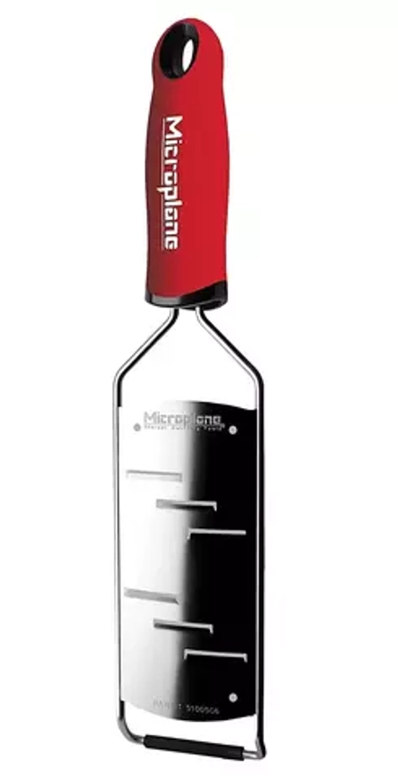 Microplane - Терка Gourmet Large Saver, красная / артикул   45106  / GTIN 098399451060