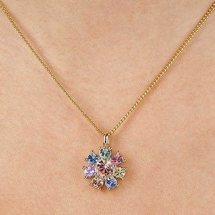 Колье Dyrberg Kern DELISE SG PASTEL MULTI / WHITE PEARL 460516