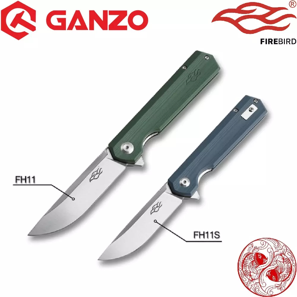 Нож складной Firebird by Ganzo FH11S нержавеющая сталь D2 Ручка G10