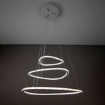 Citilux Неон Смарт CL731A330E RGB Умная подвесная люстра Белая