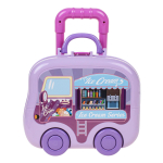 Игровой модуль "Лавка Мороженого" 39 предм. чемод. на колесах коробка BX59