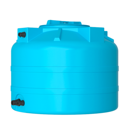 Бак для воды АКВАТЕК АТV 200 без поплавка ( синий черный)