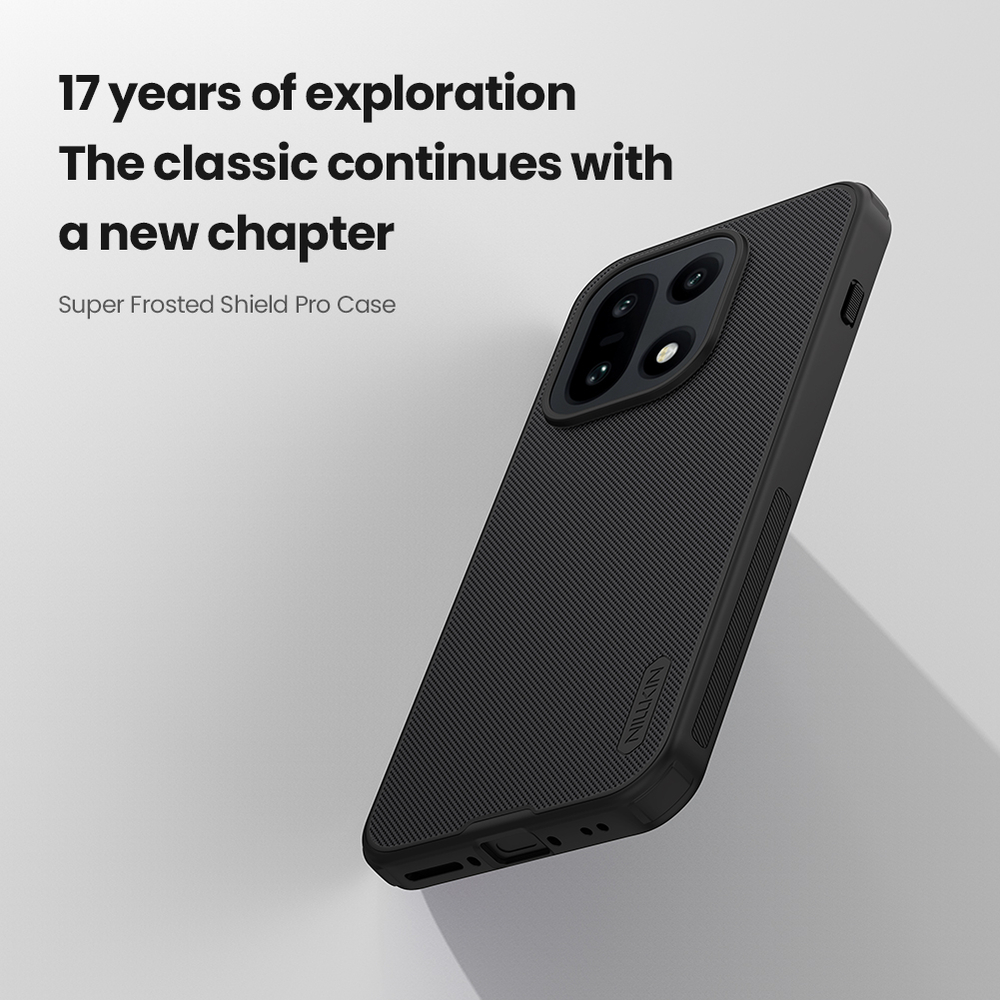 Чехол противоударный от Nillkin для OnePlus 15, серия Super Frosted Shield Pro