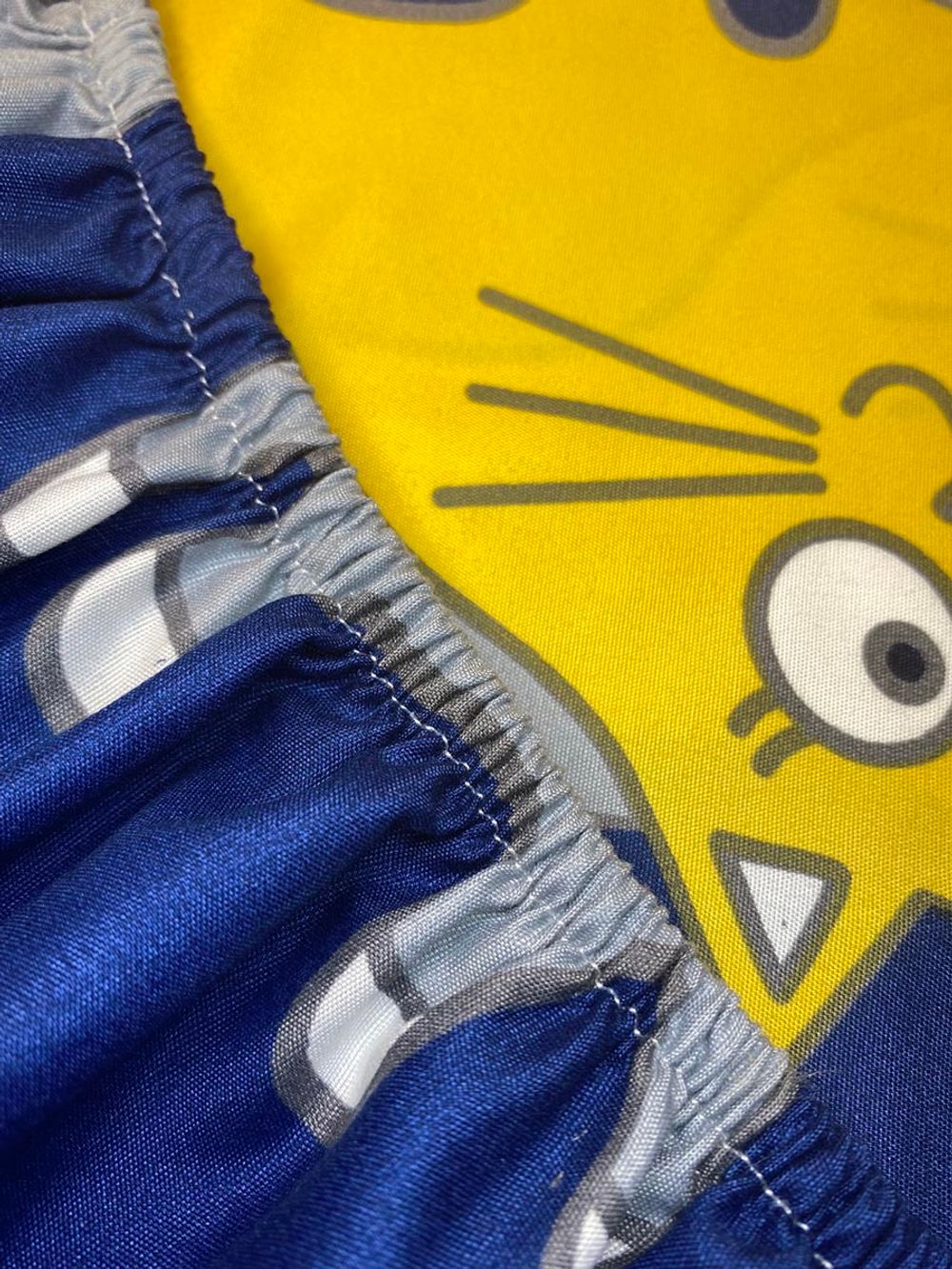 Простынь на резинке перкаль Сказка "Котятки" 140x200 см