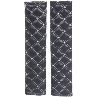 Накладка на ремень безопасности HJ-F002, 2 шт., черный-белый