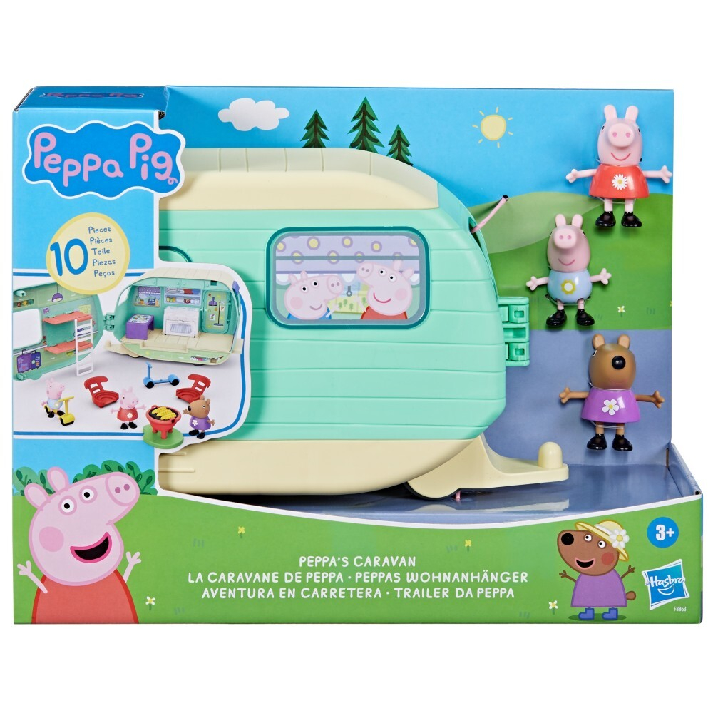 Hasbro Peppa Pig - Караван Свинки Пеппы + 3 фигурки F8863