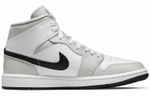 Кроссовки Jordan Air Jordan 1 Mid "Light Smoke Grey" Dior (Женская размерная сетка)
