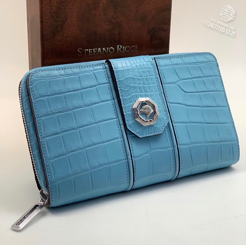 Портмоне Stefano Ricci из кожи крокодила