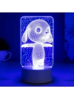 Светильник «Щенок» LED RGB от сети RISALUX
