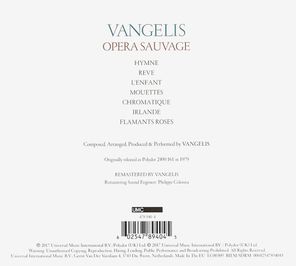 Vangelis / Opera Sauvage (CD)