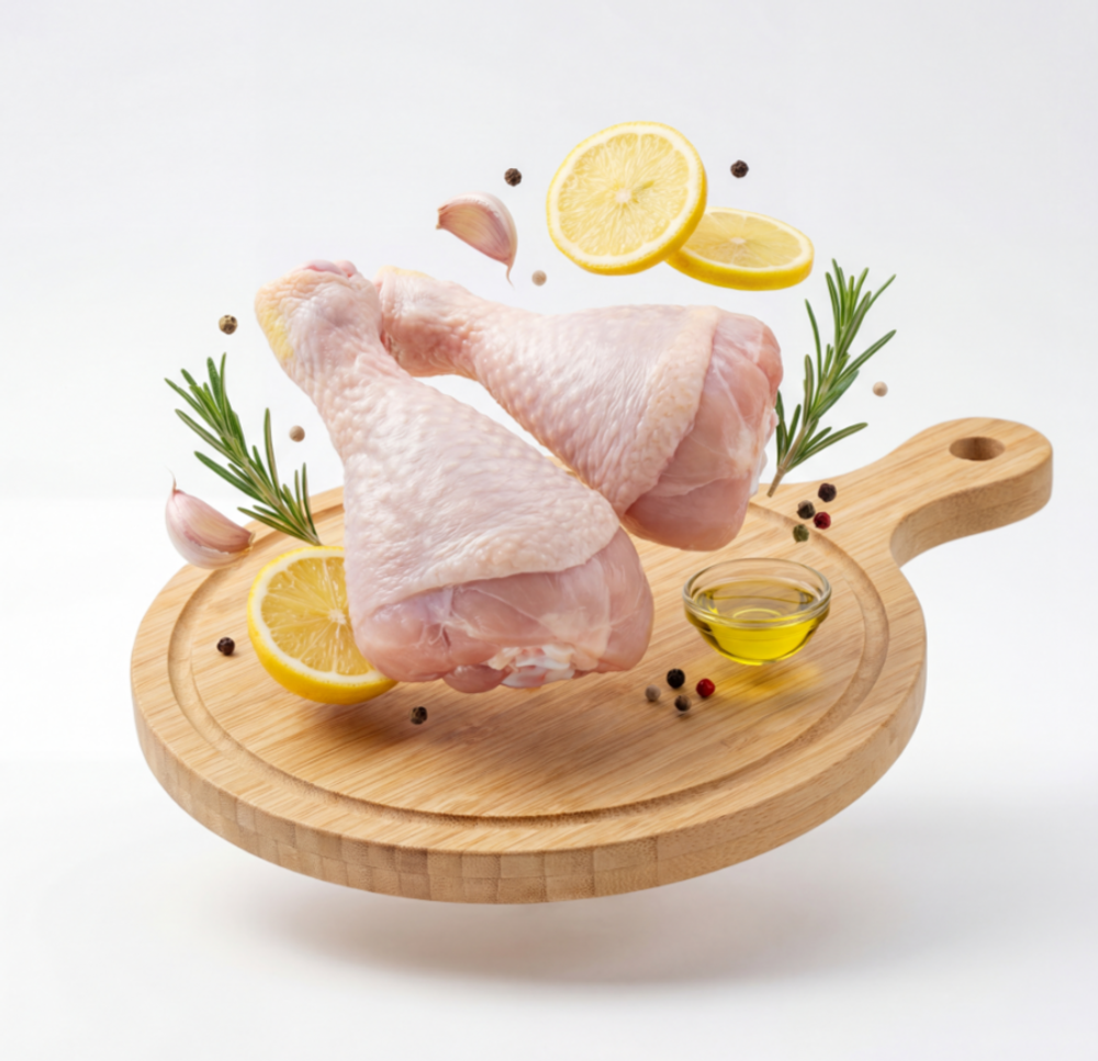 Голень с кожей (подложка 800 гр)