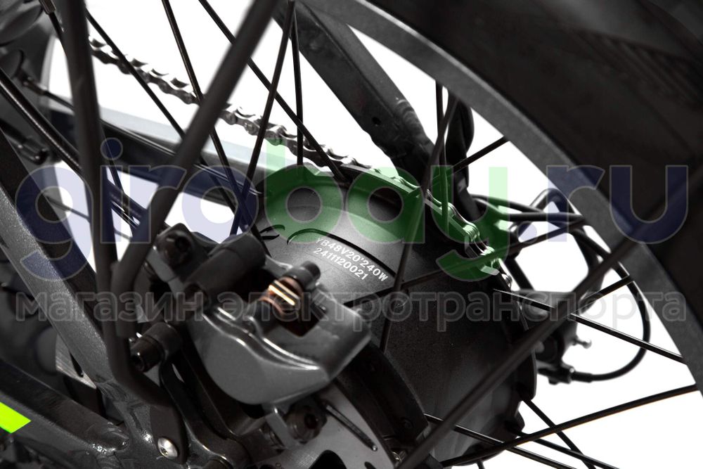 Электровелосипед Syccyba F10 Pro 2025 года (48V/15Ah) - Серый обод фото №11