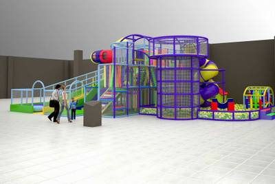 Детский игровой лабиринт  «Городок Приключений»