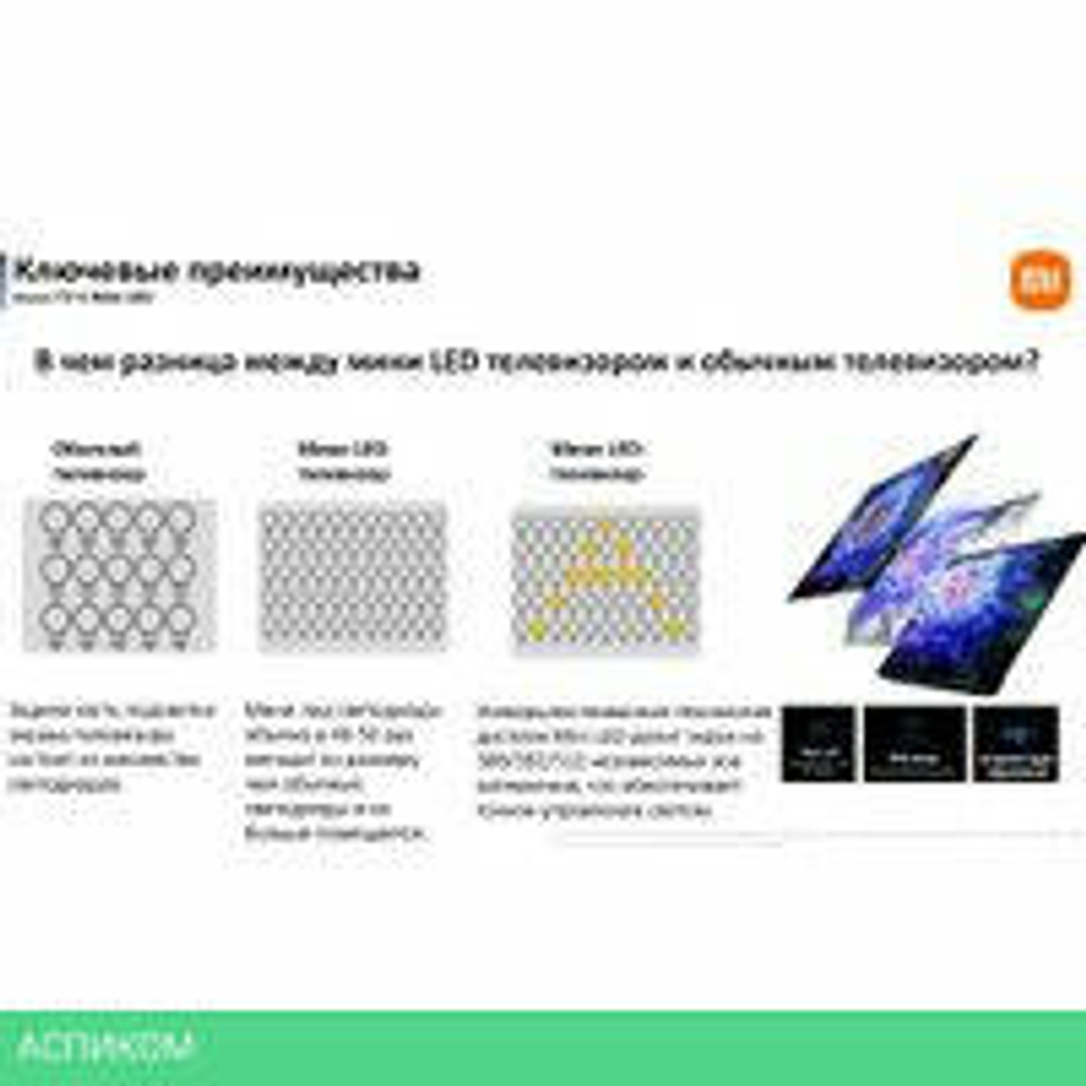 MiniLED телевизор Xiaomi TV S Mini LED 55" 2025 (международная версия)