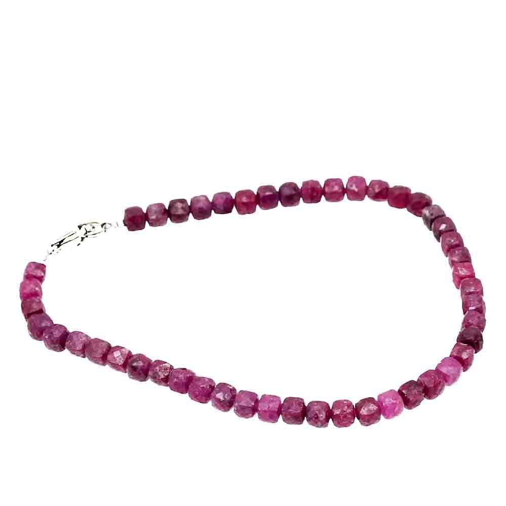 Браслет "Кубики" рубин