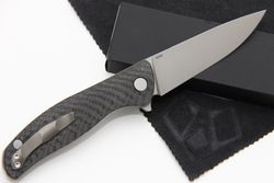 Нож Широгоров Ф3 М390 карбон 3D подшипникифотография - 2