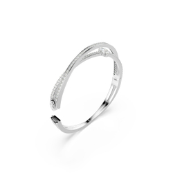 HYPERBOLA:BANGLE DROP WHITE/RHS M