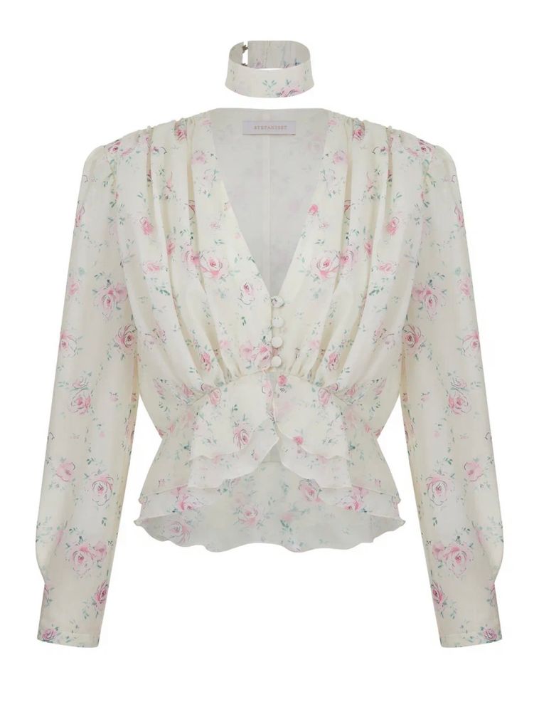 Лиф с завязками, черный