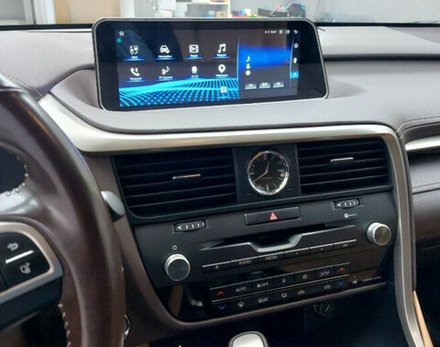 Магнитола для Lexus RX200t, RX300, RX350, RX450h 2015-2019 AL20 (взамен 12" экрана, без 360) - Radiola RDL-LEX-RX15-High монитор 12.3" на Android 13, 8/128Гб, CarPlay, 4G SIM-слот