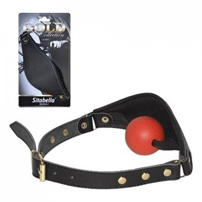 Кляп из натуральной кожи Sitabella Gold Collection