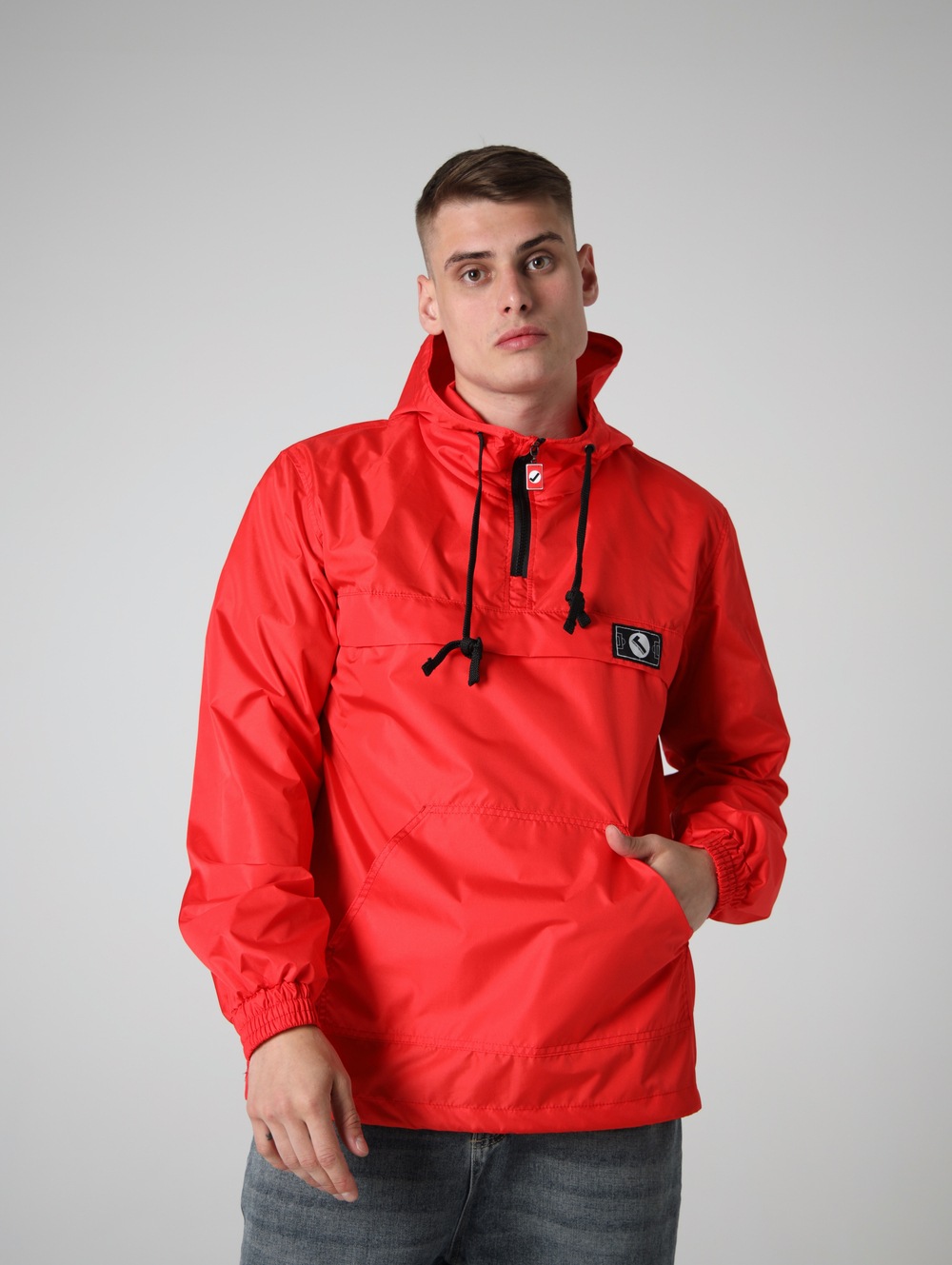 Анорак облегченный дюспо город горький красный