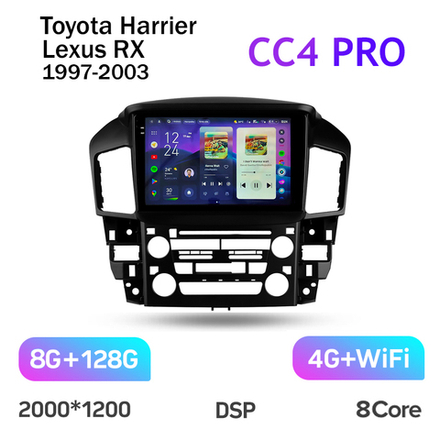 Teyes CC4 Pro 9" для Toyota Harrier, Lexus RX 1997-2003