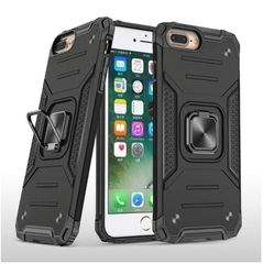 Противоударный чехол Strong Armour Case с кольцом для iPhone 6 Plus, 6s Plus, 7 Plus, 8 Plus (Черный)