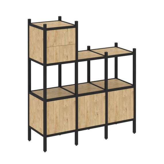 Лофт Прямой стеллаж VR.L-13  1278*446*1458