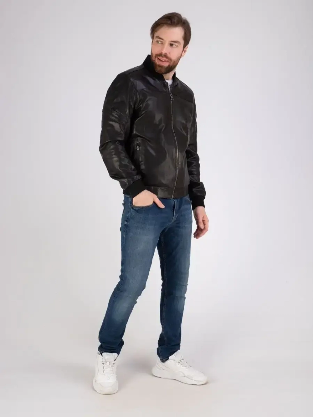 Куртка кожаная из натуральной кожи