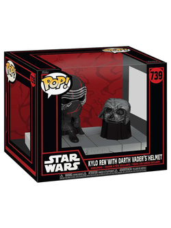 Фигурка Funko POP! Deluxe Bobble Star Wars Darkside Kylo Ren with Darth Vader's Helmet (739) 80772
