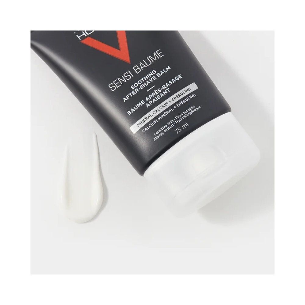 Vichy Homme Sensi Baume Успокаивающий бальзам после бритья, 75 мл