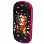 Пенал ЮНЛАНДИЯ, 1 отделение, 1 откидная планка, карман, EVA покрытие soft-touch, 22х10х5 см, "Tiger cub", 273185