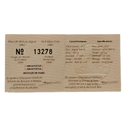 Монета 10 франков 1997 год "Чемпионат мира по футболу 1998"