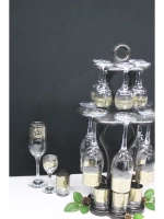 Барный набор 18 предметный с Бокалом