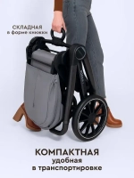 Детская коляска Luxmom 888 3в1 (серый)