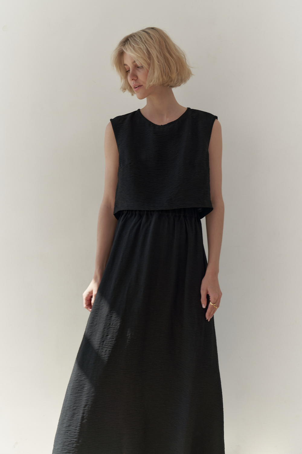 Топ с удлиненной спинкой