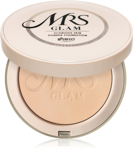 BPerfect Mrs Glam Glorious Skin Powder Foundation - Матирующая компактная пудра, 70 g