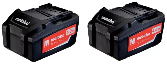 Аккумулятор "METABO" LI-POWER (18 В, Li-Ion, 4 Ач, 2 шт) T03460