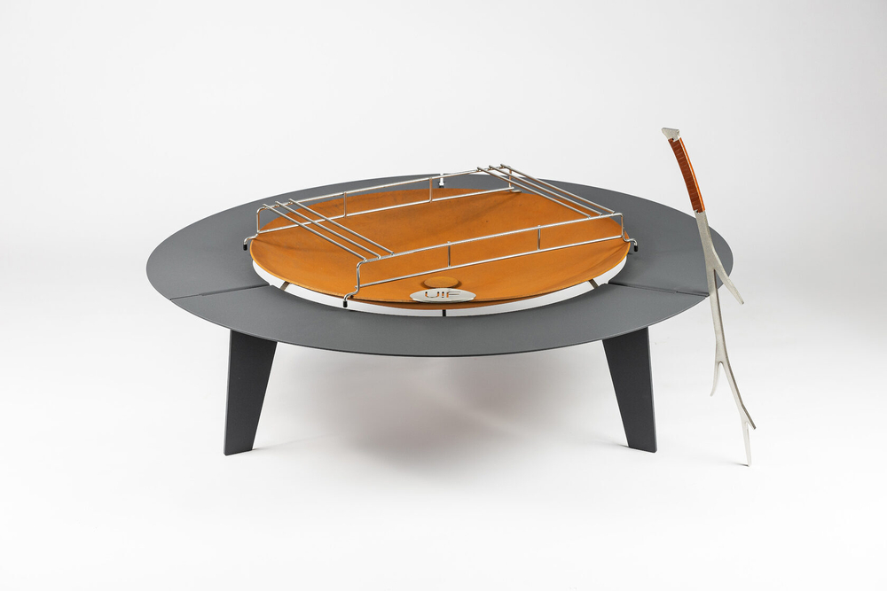 Чаша для костра Up!Flame STEEL CUP 1000 UNIQ grey