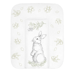 Пеленальный матрасик 58х71 Sweet Baby Foresta Magica Grigio/oliva (заяц серый/оливковый