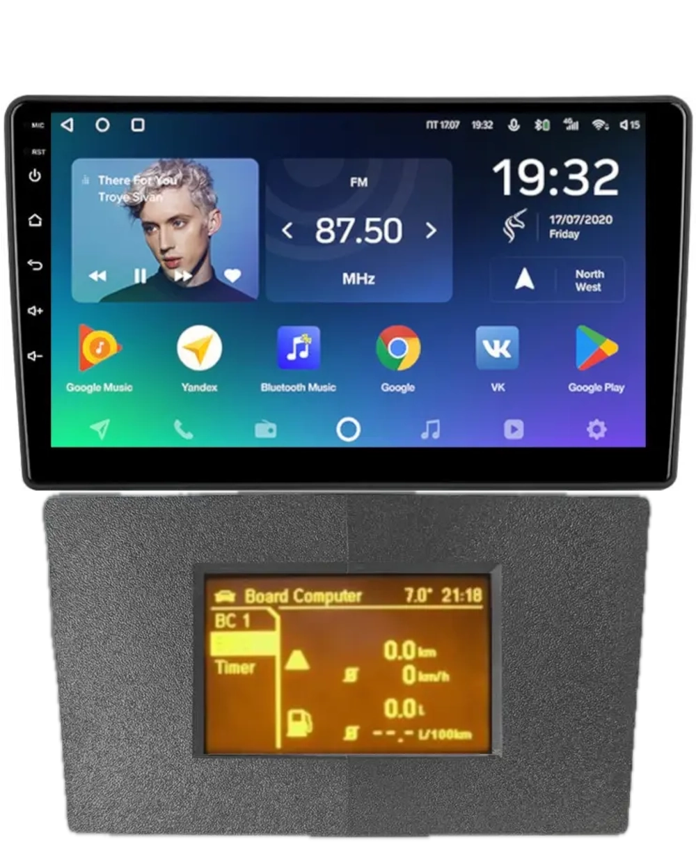 Магнитола для Opel Astra H (перенос БК вниз, серая) - Teyes SPRO+ Android 10, ТОП процессор, 4/32ГБ, 4G SIM-слот