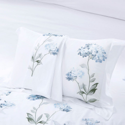 Постельное белье 2 спальное евро Asabella 2258-6 с вышивкой