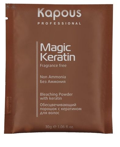 Обесцвечивающий порошок с кератином для волос «Non Ammonia», 30 г