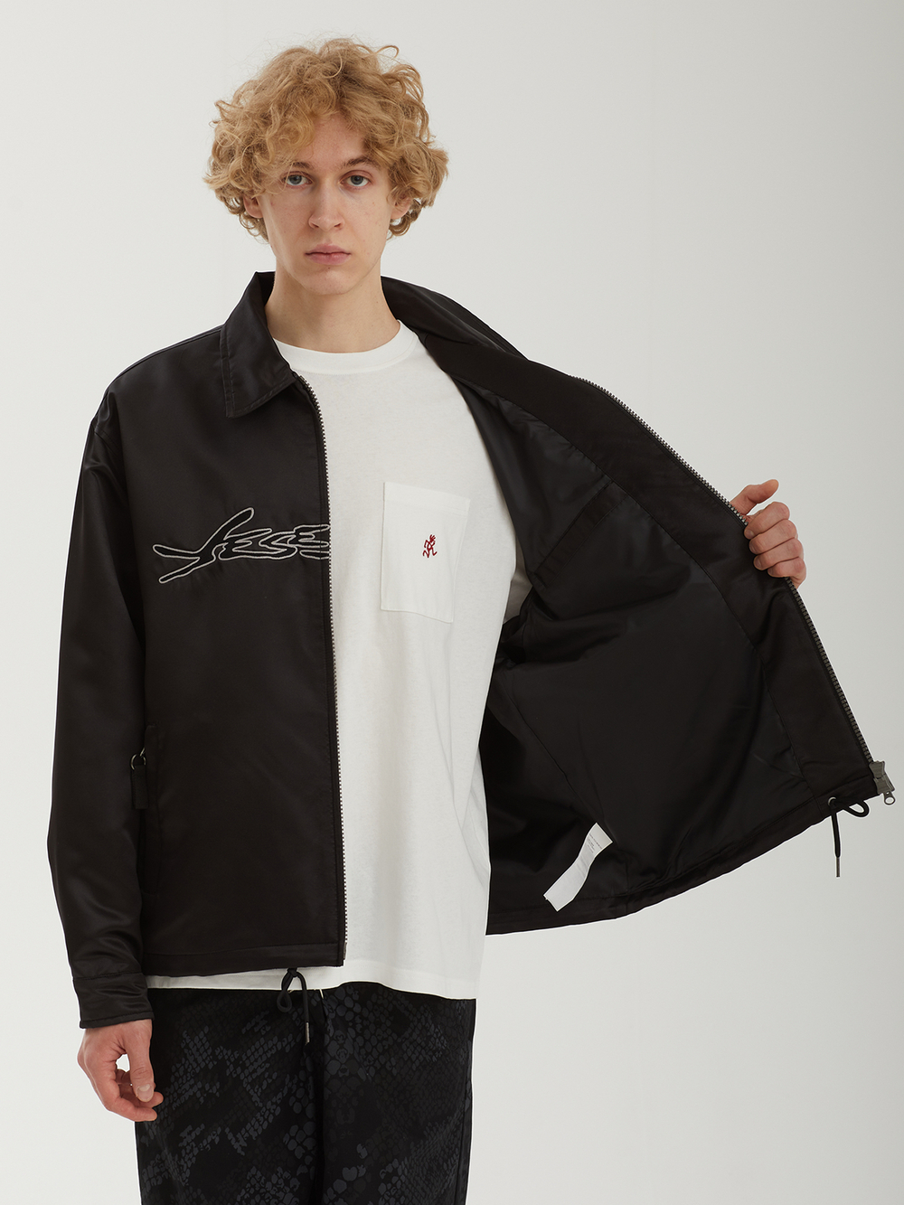 Мужская Куртка Logo Applique Satin Coach