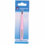 Триммер для удаления кутикулы на блистере «Ultramarine», с пилкой, цвет микс, 10см