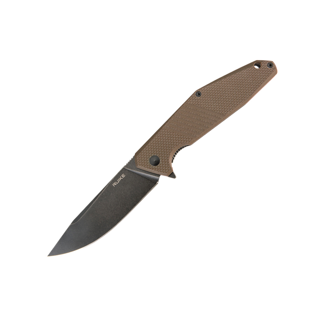 Нож складной туристический Ruike D191-W коричневый